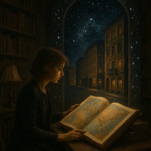 Star door in the reading room