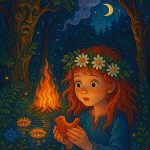 Whisper of the forest on Kupala Night