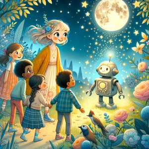 Susie and the Lost Robot from the Moon