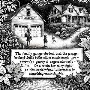 Garage under the Silver Maple