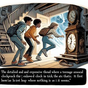 The Clock of Time in the Attic on Wiatraczna Street