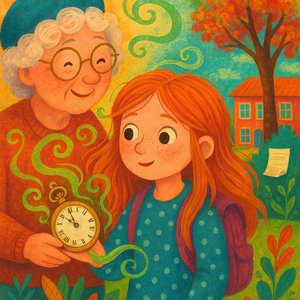 Grandma's watch whispered the time