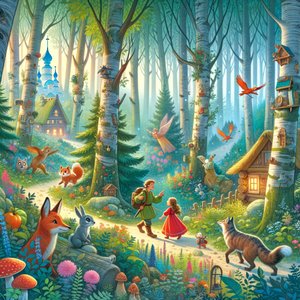 The forest adventures of Johnny and Jagna