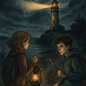 Purring lantern and key R-742