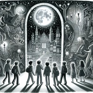 City Under the Shadow of the Moon