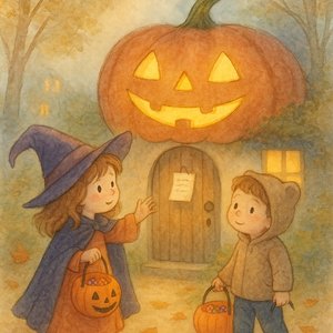 Whisper of a pumpkin lantern