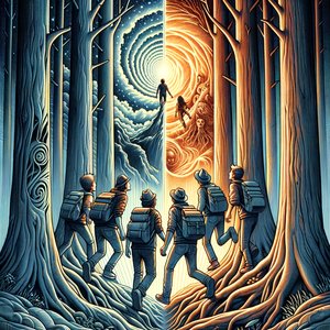 On the border of two worlds