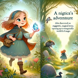 Susie and the Mysterious Stone: Journey into the Enchanted Forest