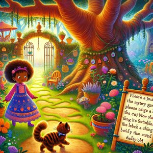 The Secret Garden under the Old Oak Tree