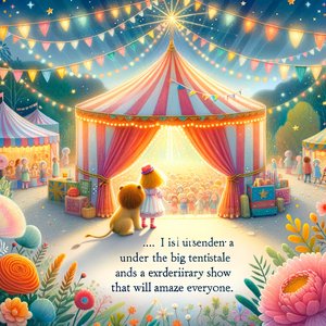 Circus lights and a surprise under the tent