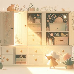 The secret drawer in Zosia's room