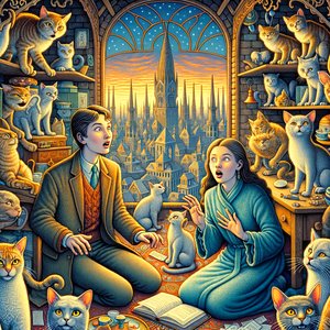 Lost cipher in the City of Cats