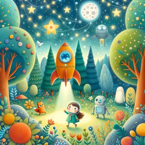 Mai and Robie's space adventure