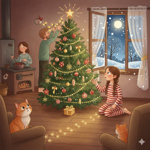 A bell under the Christmas tree