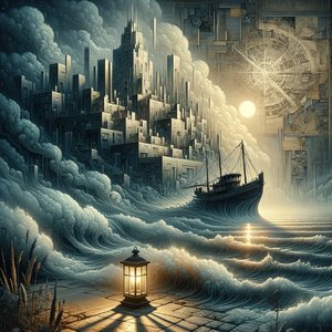 City beyond the high tide line