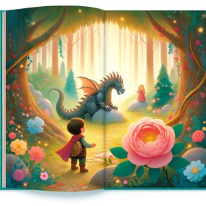 The Stone Dragon and the Tiny Rose