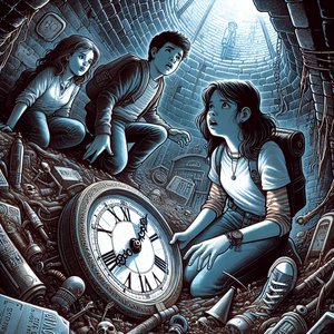 Clock in the School Underground