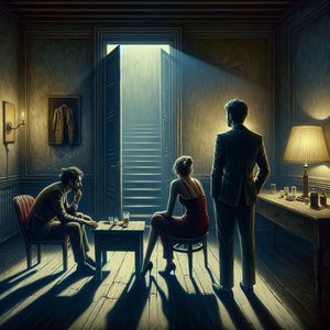 Night in a house on Blavatna Street