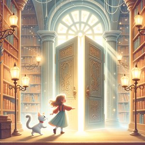 Basia and the Enchanted Door at the Library