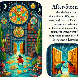 A map door that knocks on both sides