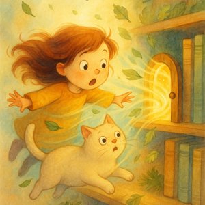 Lila and the door on the shelf