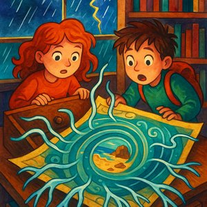 Spiral in the map drawer