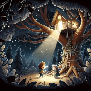 Mysterious Light in the Tree House