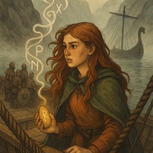 Sunny stone and whispering fjord