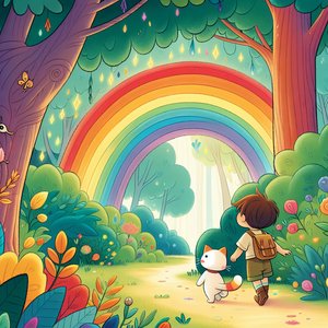 Vanishing Colours in the Rainbow Forest