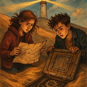 Three flashes and a door under the dune