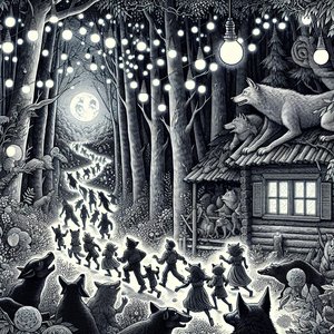 Night Mystery of the Wolf Forest