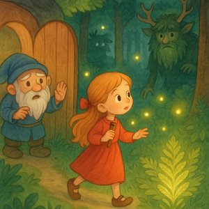 Susan and the fern flower