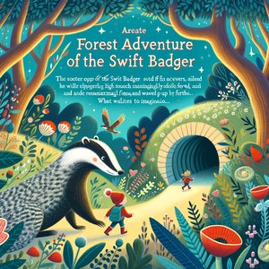 The Forest Adventure of the Smart Badger