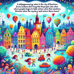 Vanishing Colours in the City of Emotions