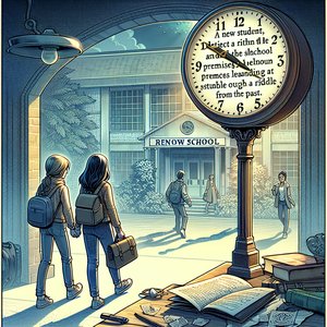 School under the clock