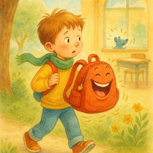 Olek and the giggling backpack