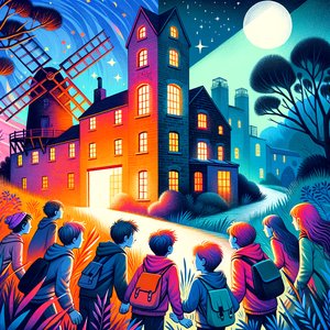 Disappearing lights at the Old Mill