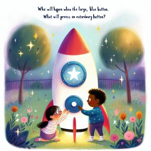 Mystery rocket in the playground