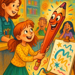 Lena's talking pencil