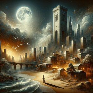 City under the Silver Moon