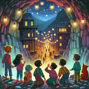 Disappearing lights at the Old Mine