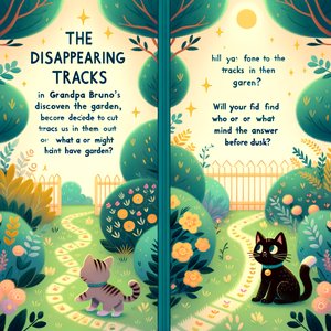 Vanishing Footprints in Grandpa Brown's Garden