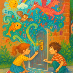 Chalk doors and a sea of letters