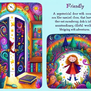 Tosia and the Secret Door to the Land of Colourful Wonders