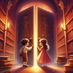 The Secret Door at the Old Library